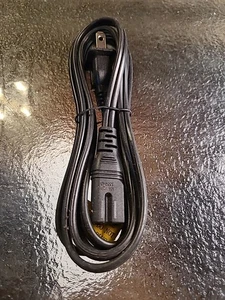 Cable de alimentación polarizado de 5 pies y 2 clavijas para cable de pared Vizio LED TV Smart HDTV - Imagen 1 de 4
