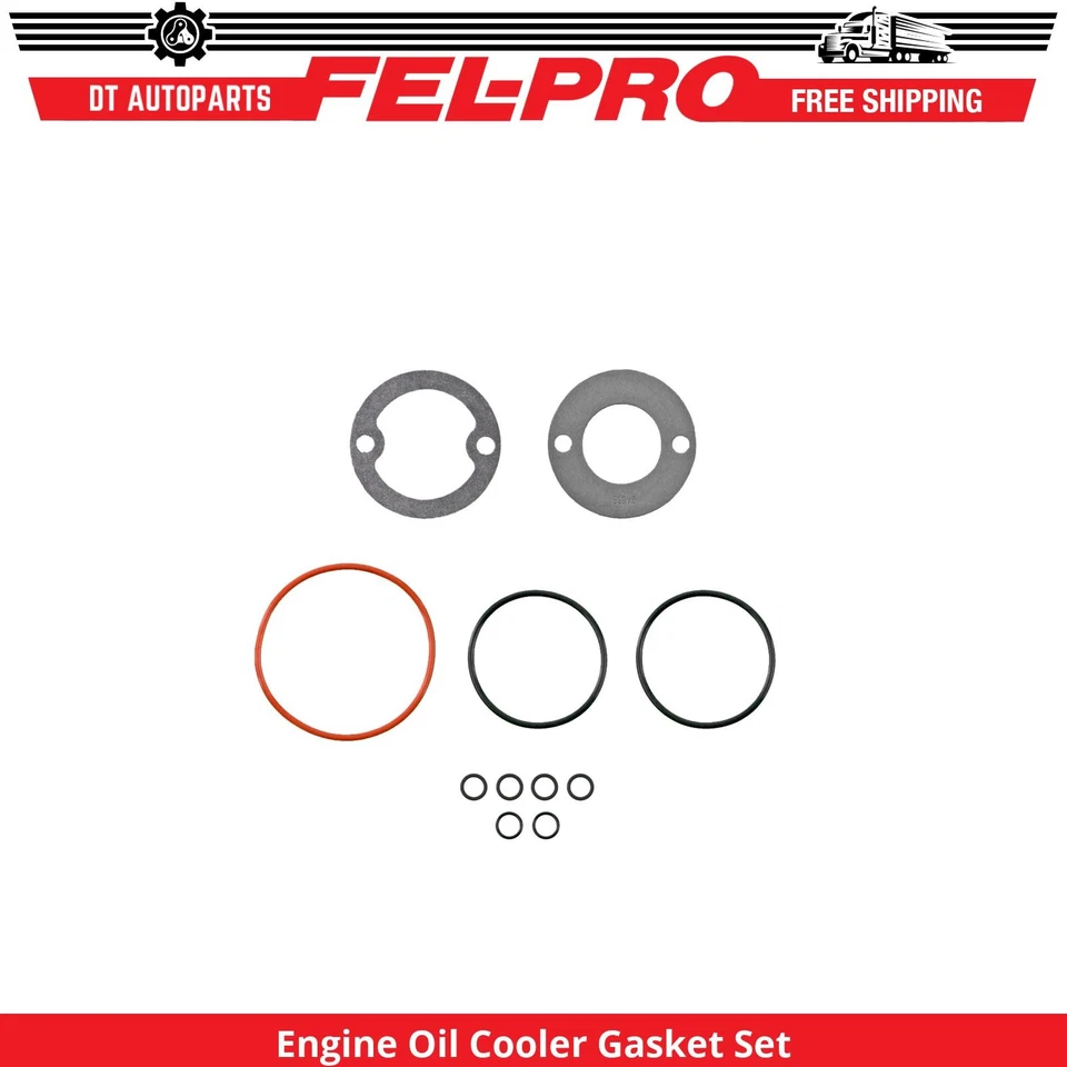 Juego de juntas de enfriador de aceite de motor Fel-Pro 1989 1990 para Chevrolet K2500 1988-2000 Foto 1 de 1