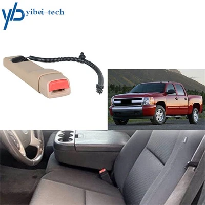 Drivers Seat Belt Buckle Tan For GMC Yukon XL 1500 Suburban 2500 Chevy 19121538 - Image 1 of 4