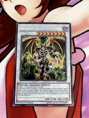 Thought Ruler Archfiend 1st- Legendary Collection 5D's - LC5D-EN233 - Excellent  - Image 1 of 2
