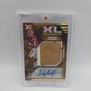 2019 Panini Certified Dwayne Haskins No. RXL-2 - 1 of 10 Jersey & Autograp Card - Picture 1 of 2