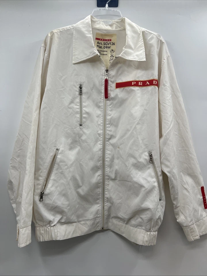 Мужские Prada винтажный слоновой кости/красный размер XL - Изображение 1 из 4