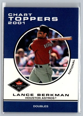 Fleer Platinum #430 2001 Lance Berkman Foto 1 de 2
