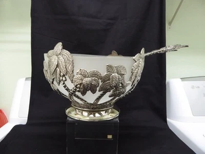 Juego de ensalada de palmeras de coco Godinger plateado Foto 1 de 4