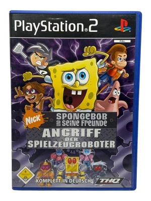 Spongebob und seine Freunde Angriff der Spielzeugroboter PlayStation 2 PS2 GUT - Bild 1 von 3