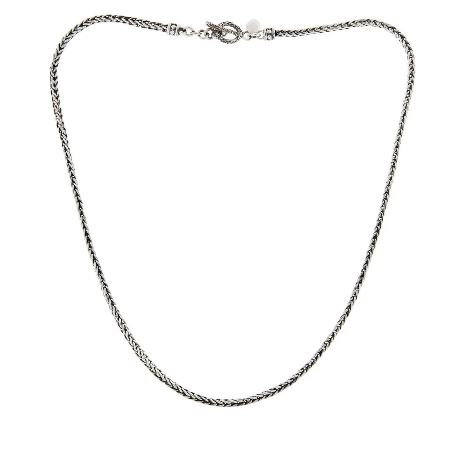 Bali Designs Toggle Clasp Foxtail Link Chain Necklace 20" - Image 1 of 3