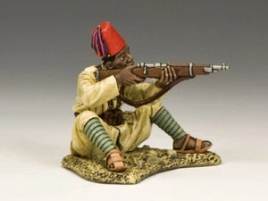 KING & COUNTRY ITALIAN FORCES IF036 ERITREAN 8TH BATTALION SITTING FIRING RIFLE - Picture 1 of 1
