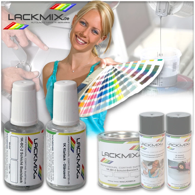 A58 MELLOW YELLOW / MINI Farbcode / Lackstift Set: Autolack+Klarlack   - Bild 1 von 1