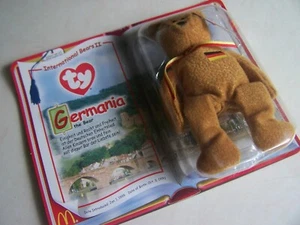 Ty Beanie Baby 2000 GERMANIA the German Exclusive Bear w/many Errors - Picture 1 of 1