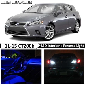 12x Blue Interior Reverse LED Light Package Kit Fits Lexus CT 200h F 2011-2016 - Picture 1 of 12