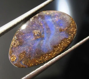 Nice 4.6 ct Boulder Opal Cabochon freeform - Australia cab - Picture 1 of 5
