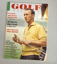 VINTAGE GOLF MAGAZINE April 1961 Arnold Palmer Bobby Jones Shirley Spork Rare