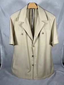 Michel Faret Paris button down short sleeve shirt - Picture 1 of 9
