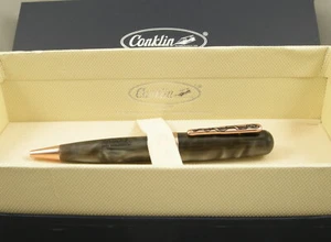 Conklin All American Courage Ltd Ed Graphite & Rose Gold Ballpoint Pen - New - Picture 1 of 5