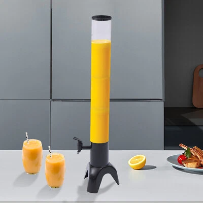 3L/100oZ Beer Tower Dispenser Drink Tower Beer Tap with Individual Ice Tube NEW - Image 1 of 4
