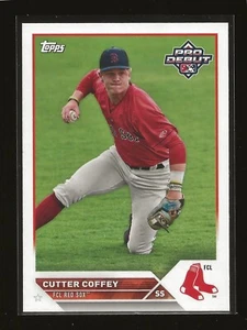 2023 Topps Pro Debut Cutter Coffey Base Card FCL Red Sox (#PD-197) - Picture 1 of 2