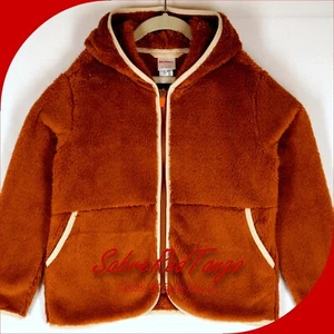 NEU MIT ETIKETT HANNA ANDERSSON MARSHMALLOW FLEECE REISSVERSCHLUSS HOODIE ZIMMERMANN BRAUN 130 8 - Bild 1 von 4
