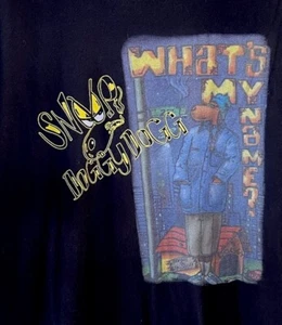 Snoop Doggy Dogg ¿Cuál es mi nombre? Camiseta negra para hombre de Death Row Records talla L - Imagen 1 de 5