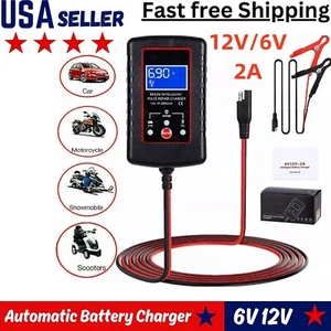 6V 12V Automatic Battery Charger Maintainer Motorcycle Trickle Float For Tender - Picture 1 of 11