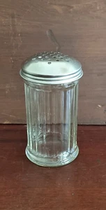 Vintage Art Deco Milk Bar Cut Glass Sugar Castor - Picture 1 of 11