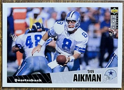 1996 Upper Deck Collector's Choice #295 Troy Aikman Dallas Cowboys NMMT - Image 1 of 2
