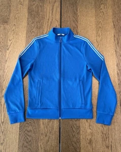 Tory Burch Sport Trainingsjacke seitlich gestreift Damen Gr. M blau durchgehender Reißverschluss Taschen - Bild 1 von 13