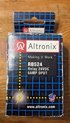 Реле Altronix RB524 24 В постоянного тока 5 ампер DPDT - Изображение 1 из 3