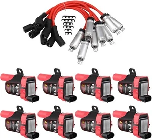 Round Ignition Coil Spark Plug Pack For Chevy Silverado GMC LS1 LS3 4.8 5.3 6.0L - Picture 1 of 6