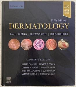 Dermatology 5th Edition **Volume 1 Only** Digital Code Still Intact - Picture 1 of 22