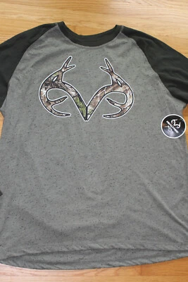 Mens RealTree  NWT Camo Buckhorn Green long sleeve shirt size 2XL Outdoors - Image 1 of 4