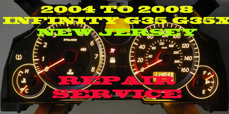 SERVICIO DE REPARACIÓN DE CUADRO DE INSTRUMENTOS PARA 2004 2005 2006 2007 INFINITI QX56 Foto 1 de 1