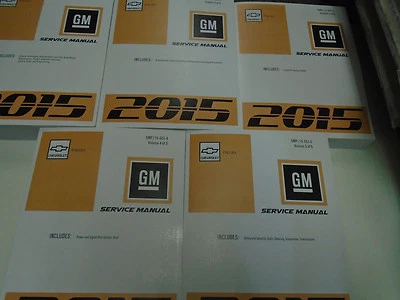 2015 GM Chevy Chevrolet Impala сервисная мастерская ремонт руководство комплект новый 2015 OEM - Изображение 1 из 4