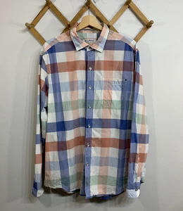 Tommy Bahama Shirt Plaid Cotton Large - Picture 1 of 8