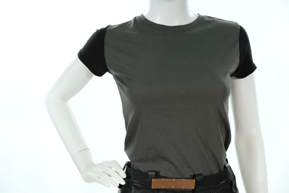 Vince 194414 Youth Kids Grey/Black Jersey Short Sleeve T-Shirt Size X-Large - Image 1 of 4