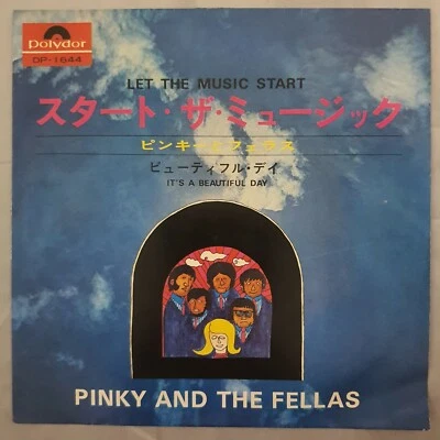 Pinky and the Fellas - Let the Music Start / It's a Beautiful Day 7" Japan 1969 - Image 1 of 4