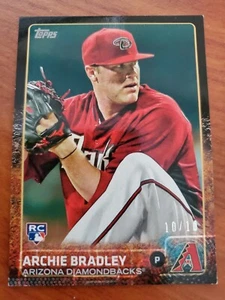 2015 Topps Archie Bradley Black Mini Parralel /10 - Picture 1 of 2