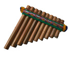 HAND MADE SOUTH AMERICAN BAMBOO PAN PIPES PERUVIAN MOUTH WOODEN FLUTES BAMBOO