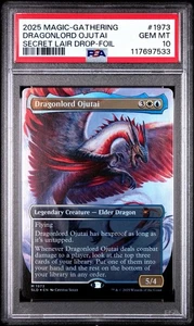 Dragonlord Ojutai (Rainbow Foil) Secret Lair Drop Foil MTG PSA 10 Gem - Picture 1 of 3