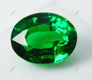 Natural Tsavorite Garnet Oval Cut Green 10 Ct Certified Loose Gemstone - Picture 1 of 5