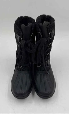 Dirty Laundry Womens Blizzard Black Round Toe Lace-Up Snow Boots Size 9 - Image 1 of 4