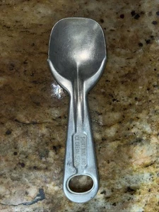 Vintage Aluminum Short'ning and Ice Cream Scoop Spoon 8” Long - Picture 1 of 6