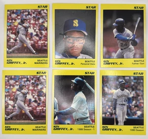 Lote de 6 tarjetas KEN GRIFFEY JR 1990 Star Yellow MLB Marineros ¡COMO NUEVAS! ENVÍO GRATIS - 0100 - Imagen 1 de 2