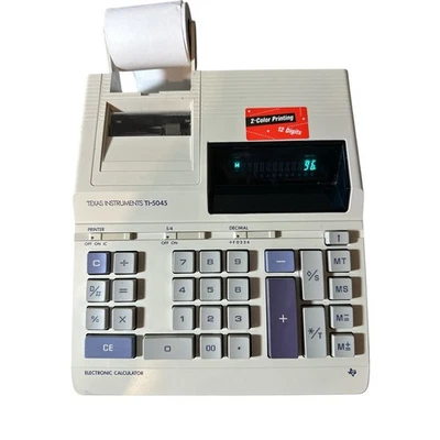 Texas Instruments TI-5045 Electronic Printing Calculator 12 Digit Display *READ* - Image 1 of 3