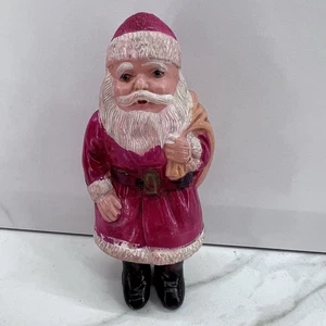 "Saco de transporte vintage de Papá Noel celuloide años 30 Navidad 5""" - Imagen 1 de 6