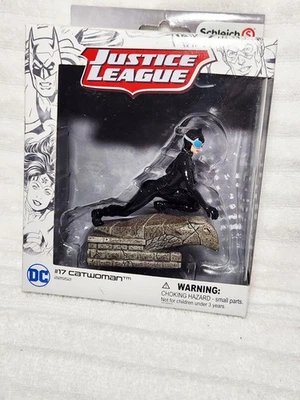 SCHLEICH - CATWOMAN DE LA LIGA DE LA JUSTICIA DC - FIGURA DE 4 PULGADAS PINTADA A MANO/Nueva Foto 1 de 4