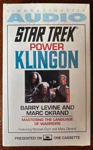 STAR TREK AUDIO BOOK “POWER KLINGON” RARE BRAND NEW SEALED 1993 - Picture 1 of 3