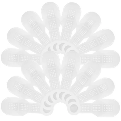  20 pz. Impugnature antiscivolo per grucce Strisce in silicone trasparente per - Immagine 1 di 4