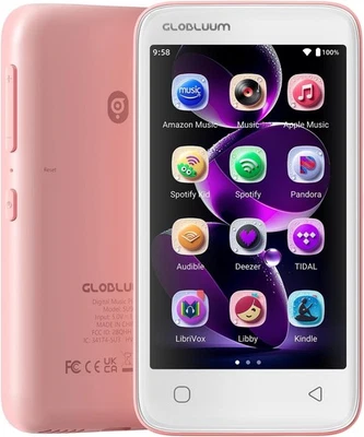 160GB MP3 Player with Bluetooth 5.0 and WiFi, Music Player PINK - Image 1 of 4