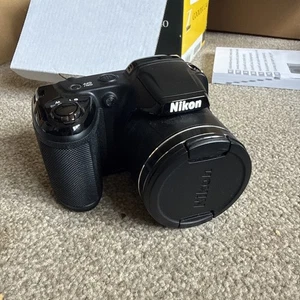 Nikon Coolpix L340  20.0MP Digital Bridge Camera 28x Optical Zoom Black - Tested - Picture 1 of 16