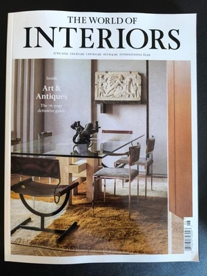 The World of Interiors UK Magazine - June 2025 - 76 Page Art & Antiques Guide - Image 1 of 4